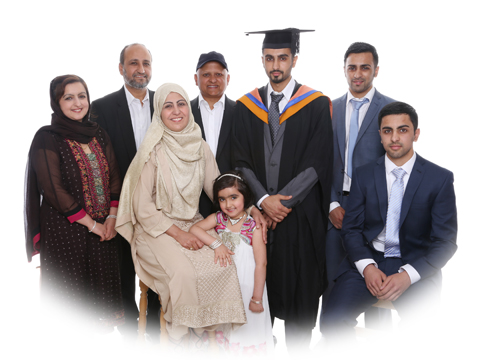 Family Graduation photos leicester