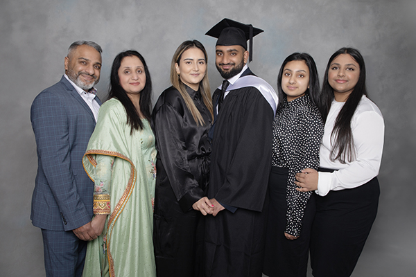 Family Graduation Photo Leicester